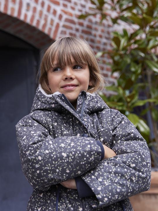 Actual product image Vertbaudet Mädchen Jacke mit Kapuze und Webpelz-Futter, Recycling-Wattierung (110)