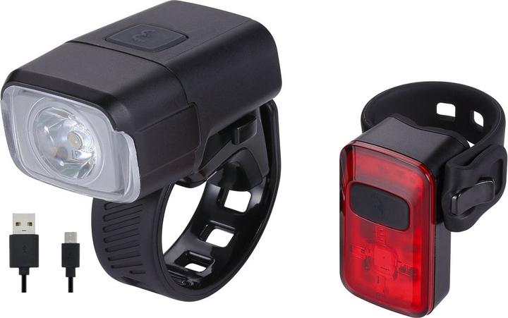 BBB Lampada da bicicletta Nano Strike 400 Combo light set (400 lm, 20 lm)