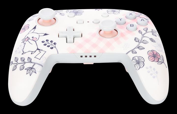 Actual product image PowerA Enhanced Wireless Controller Pikachu Garden (Switch OLED, Switch Lite, Switch)