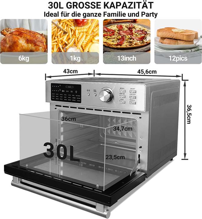 Produktbild Oimis Heissluftfritteuse Backofen