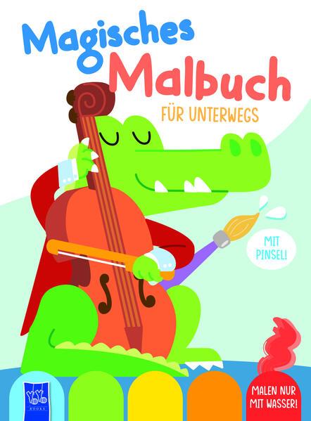 Magisches Malbuch fr unterwegs - Cover Krokodil