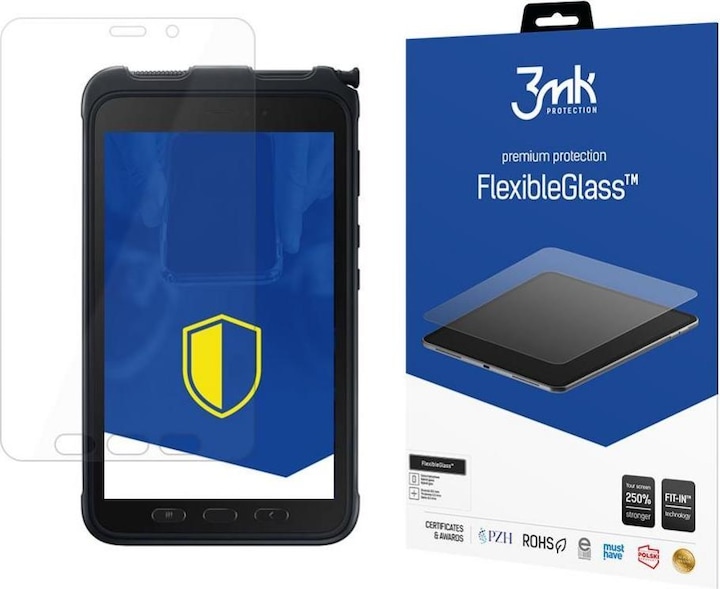 Productafbeelding 3MK FlexibeleGlasschermbeschermer, vertoningsfolie (1 Stuk, Galaxy Tab Active 3)