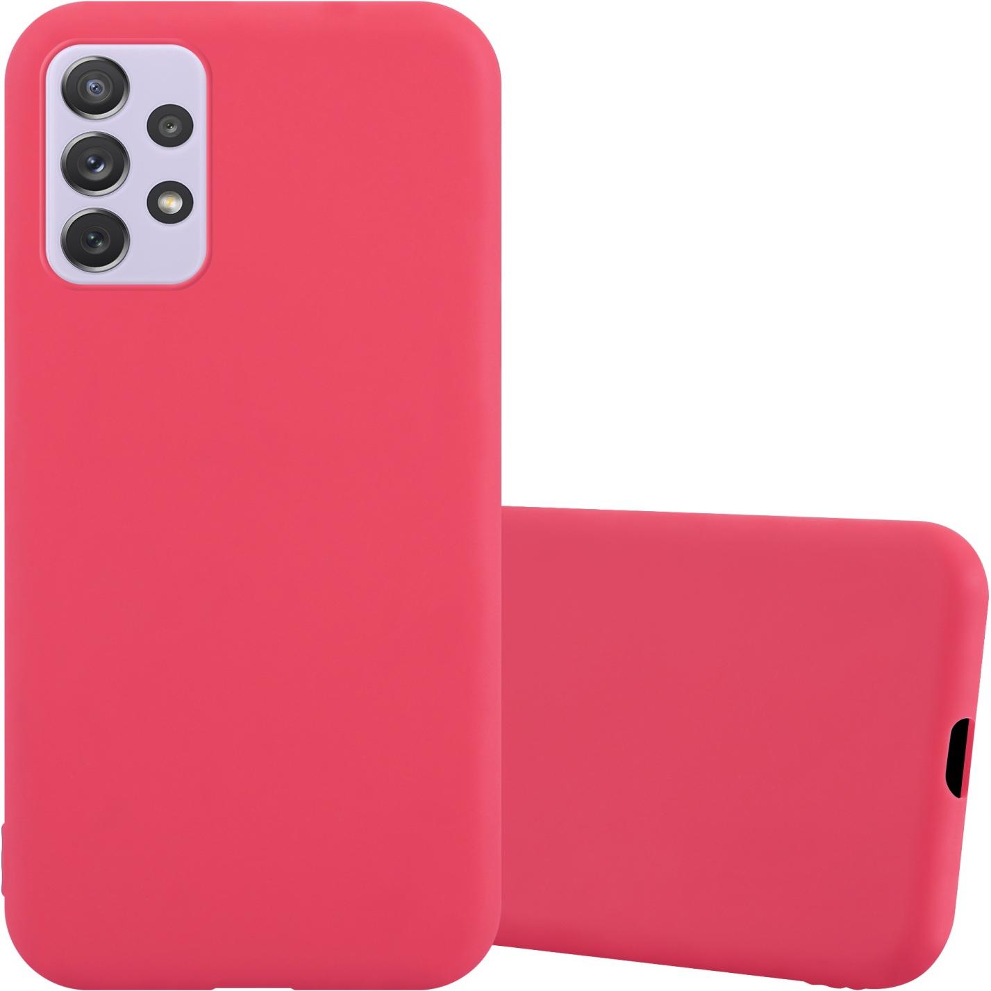Thumbnail - Cadorabo TPU Candy Hülle für Samsung Galaxy A73 5G (Samsung Galaxy A73 5G), Smartphone Hülle, Rot