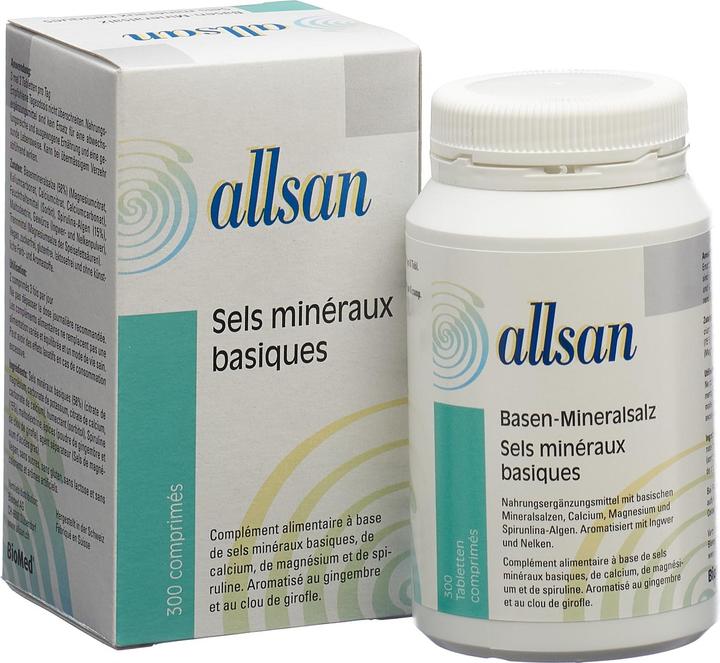 Produktbild Allsan Basen Mineralsalz Tabletten (300 Stück, Tabletten, 230 g)