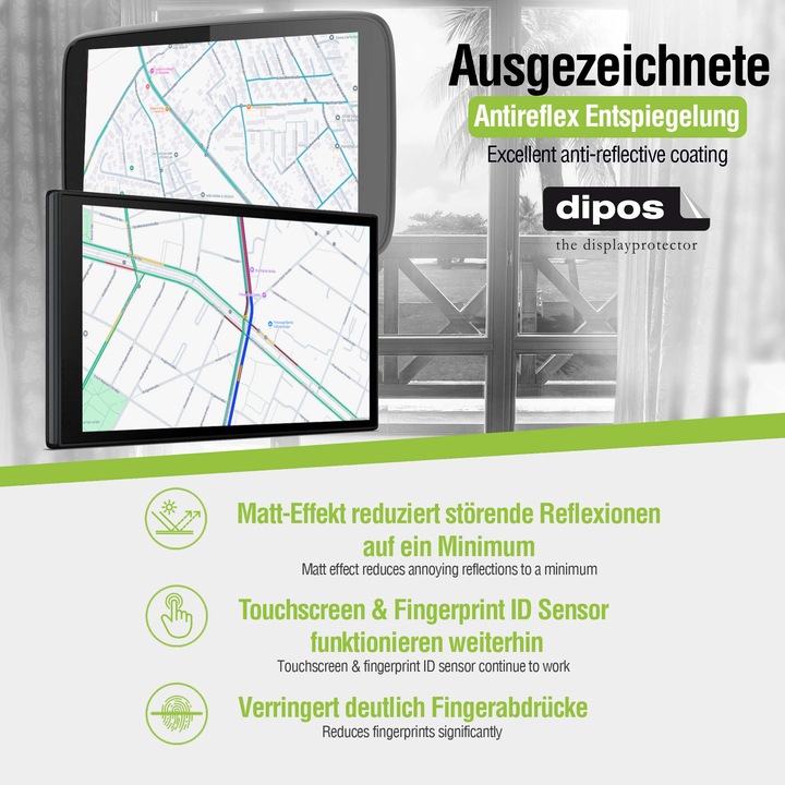 Produktbild Dipos Schutzfolie Matt für TomTom Start 52 CE