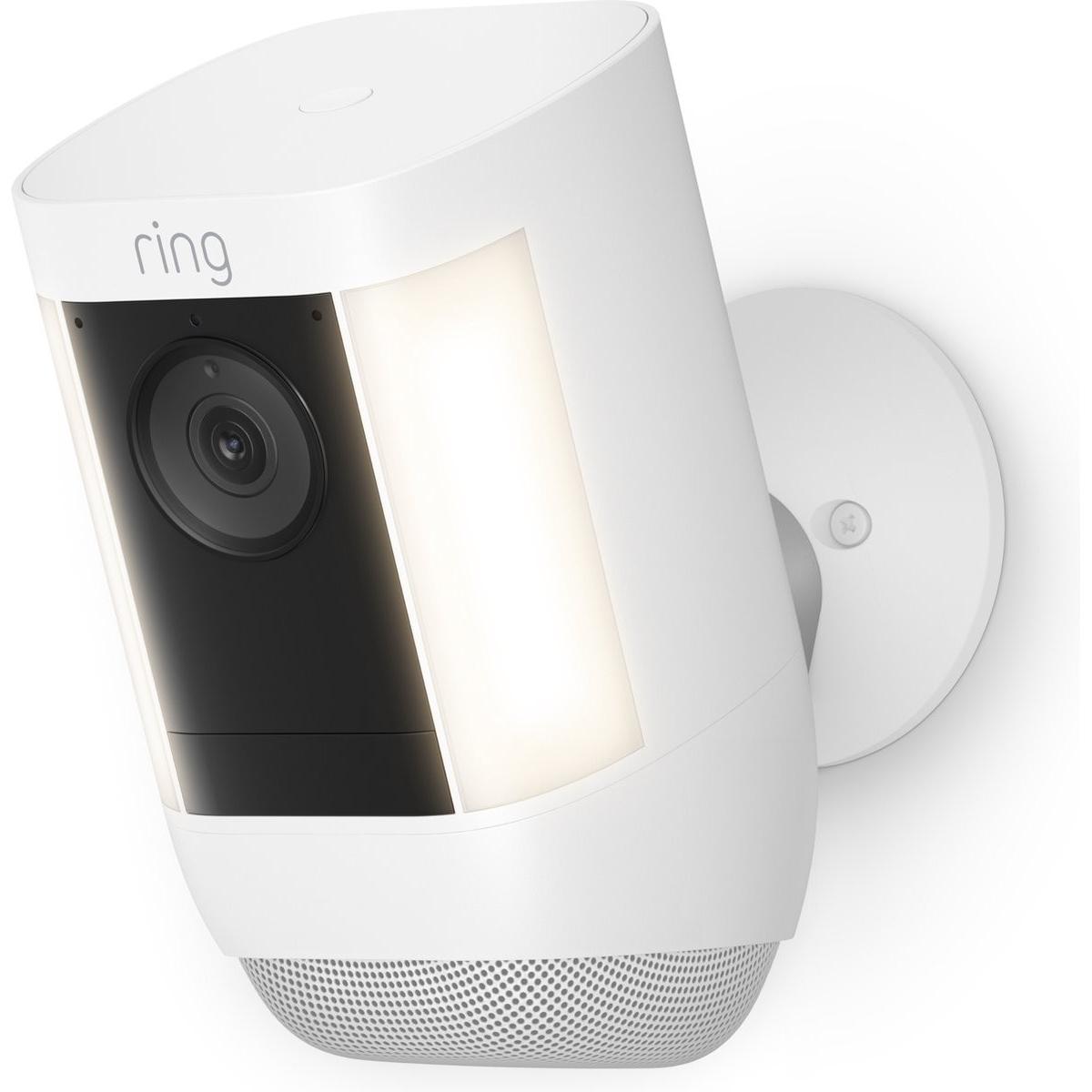 Ring Spotlight Cam Pro (1920 x 1080 Pixels), Telecamera di rete, Bianco