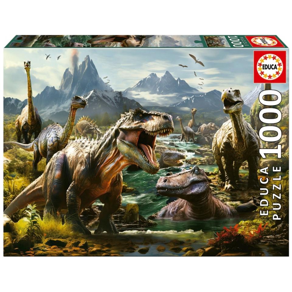 Trefl Wilde Dinosaurier Puzzle 1000Stück (1000 Teile)