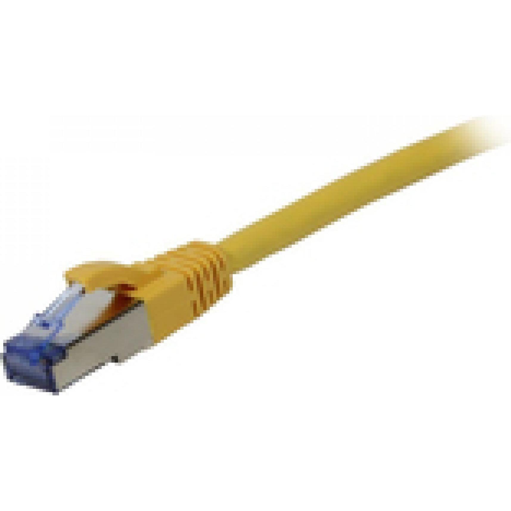 Synergy 21 Patchkabel RJ45 CAT6A 500Mhz 10m gelb S-STP S/FTP Komponent getestet AWG26 (S/FTP, CAT6a, 10 m), Netzwerkkabe...