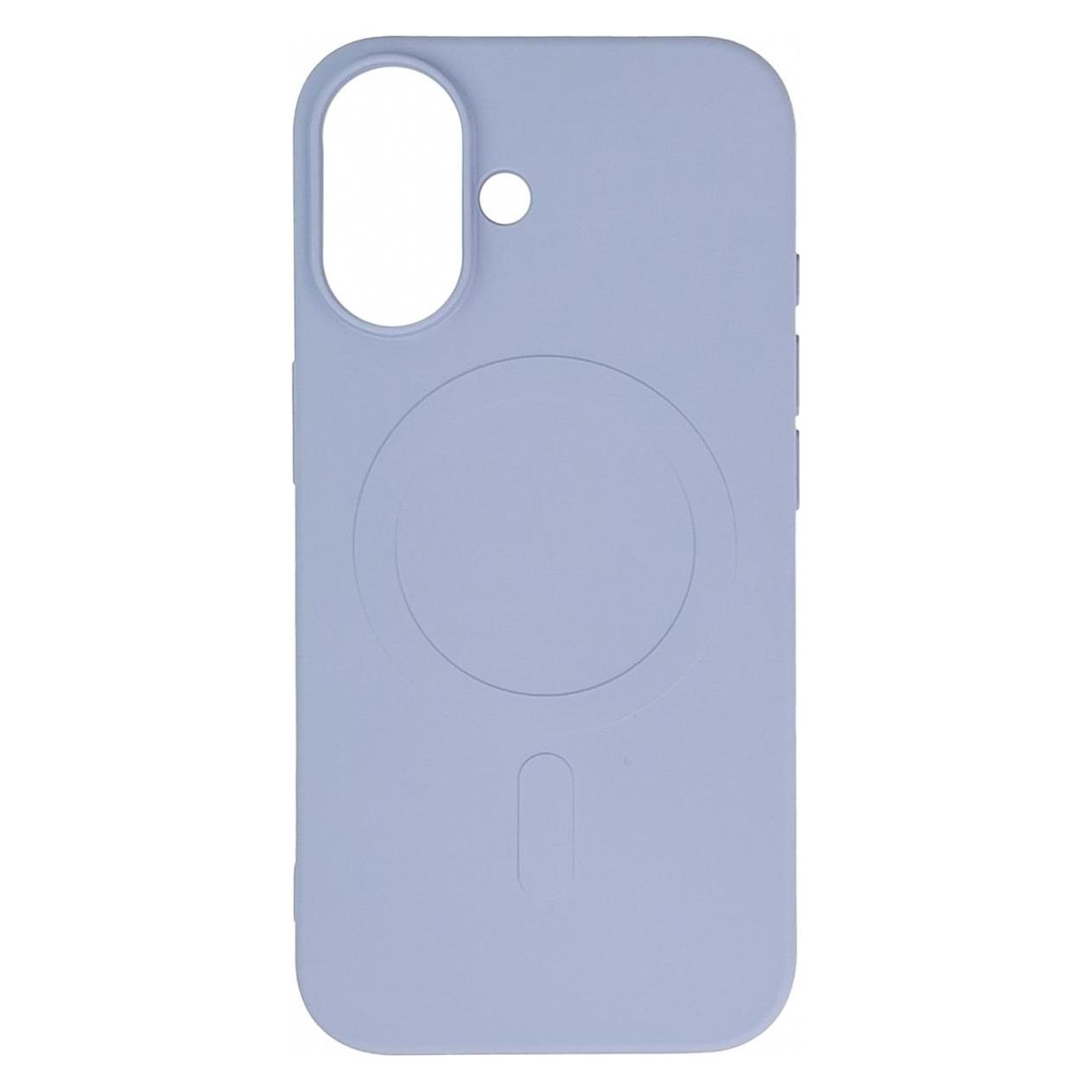 Hurtel Liquid Silicone Case MagSafe for iPhone 16 - lavender (Apple iPhone 16), Smartphone Hülle, Violett
