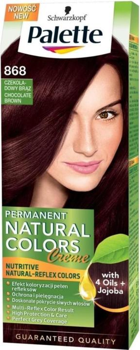 Palette Permanent Naturals Colour Creme Hair Dye with Cloudberry and Argan Oil 868 (3-68) Chocolate