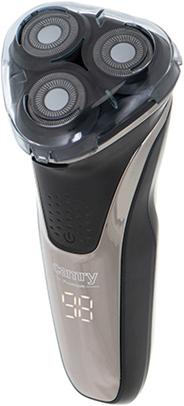 Actual product image Camry Shaver CR 2927 Operating time (max) 90 min, Number of shaver heads/blades 3, Chrome, Cordless