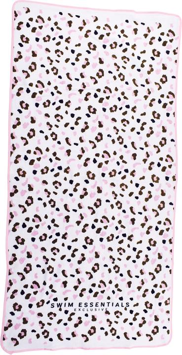 Swim Essentials Badetuch Kaki Leopard (135 x 65 cm)
