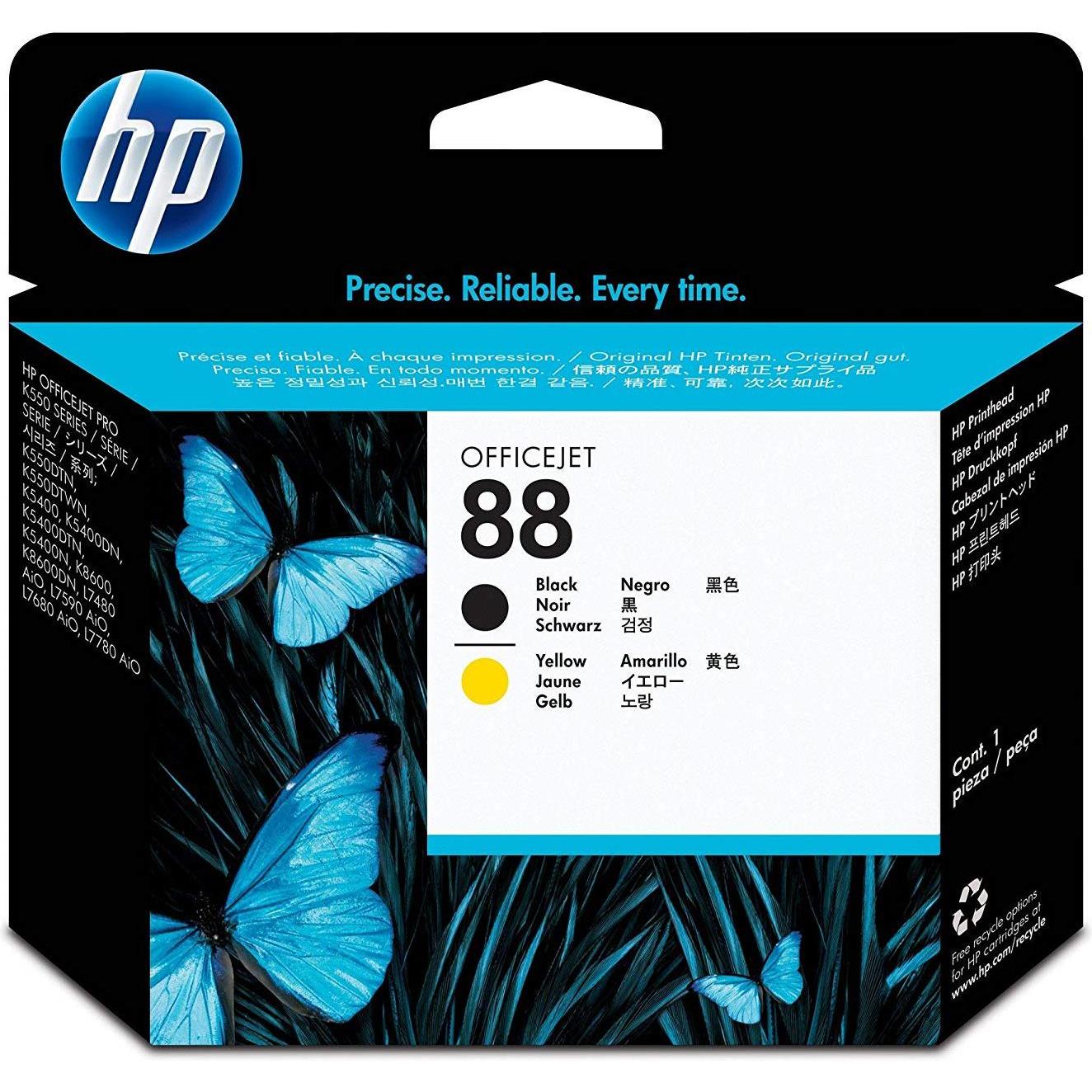 HP, Druckerpatrone, 88 (BK, Y)