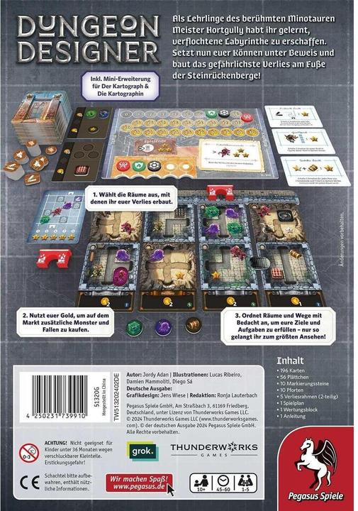 Actual product image Pegasus Dungeon Designer (German)