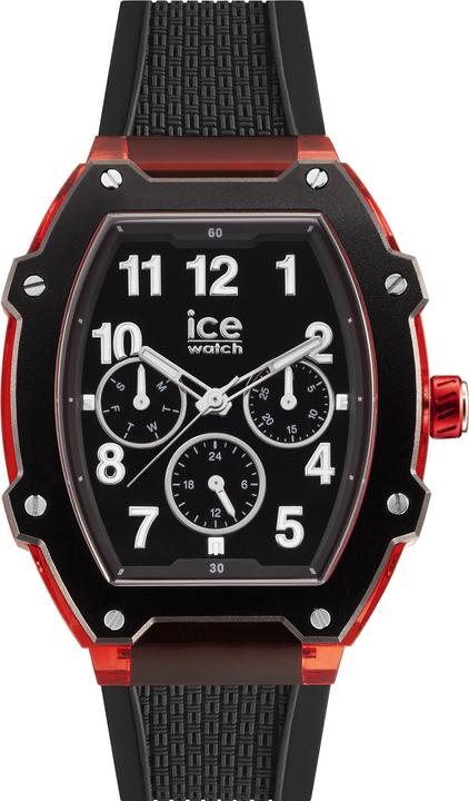 Produktbild ICE Watch Ice Boliday Schwarz Red Plastic (Analoguhr, 40 mm)