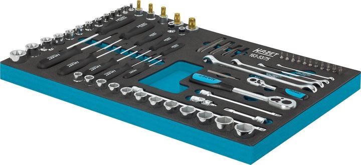 Produktbild HAZET Steckschlüssel Satz ∙ TORX Doppel-Ringschlüssel ∙ Steckschlüsseleinsätze usw. 163-53/75 ∙ Vi…