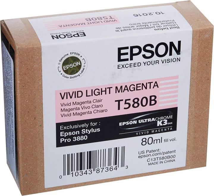 Actual product image Epson T580b (LM)