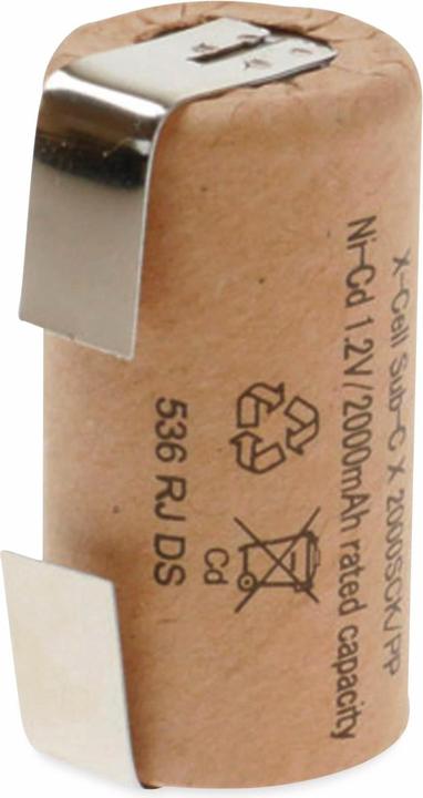 Produktbild Eneroid Sub-C-Zelle, NiCd, 1800mAh, 42x21mm (1800 mAh)
