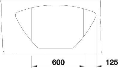 Image du produit Blanco Zia 9 E (Evier encastré, 51 cm, 93 cm)