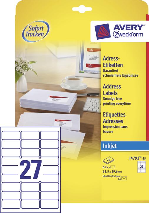 Actual product image Avery Address labels