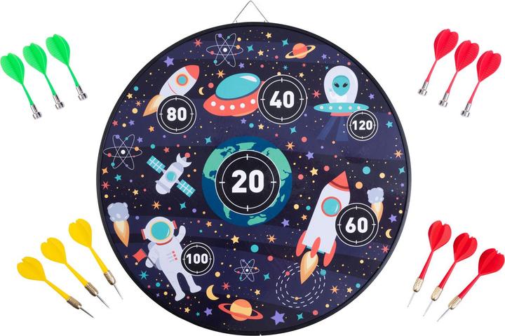Produktbild Longfield Darts Magnetische Dartscheibe doppelseitig - Space