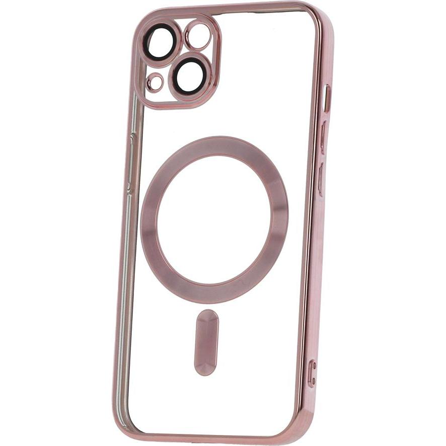 OEM Color Chrome Mag case for Xiaomi Redmi 15 4G EU / 15 5G EU (171,08 x 82,05 x 8,55) rose gold (Xiaomi Redmi 15 5G), Cover smartphone, Rosa, Traspar
