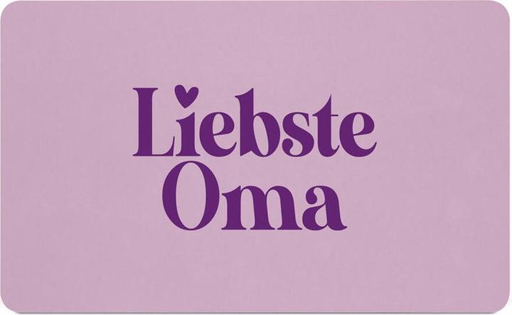 ppd Liebste Oma D@H Tray