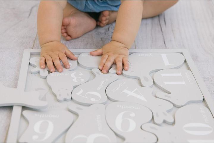 Actual product image Pearhead Milestones puzzle (12 pieces)