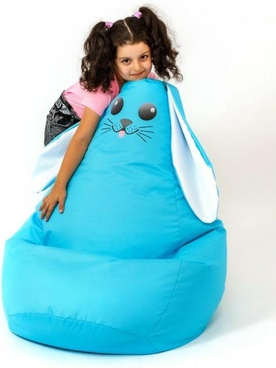 Productafbeelding Go Gift Sako tas kruk konijn blauw XXL 140 x 100 cm