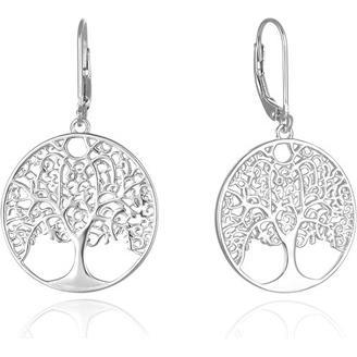 Beneto, Ohrringe, Silver earrings Tree of life AGUC2708