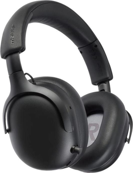 Medion LIFE HX1-Pure Over Ear-Kopfhörer schwarz (100 h, Cable, Wireless)