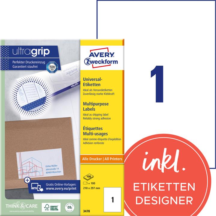 Avery Universele etiketten