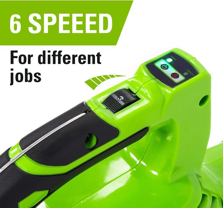 Productafbeelding Greenworks GD24X2BVK4X (Oplaadbare batterij, Vacuüm en ventilator)