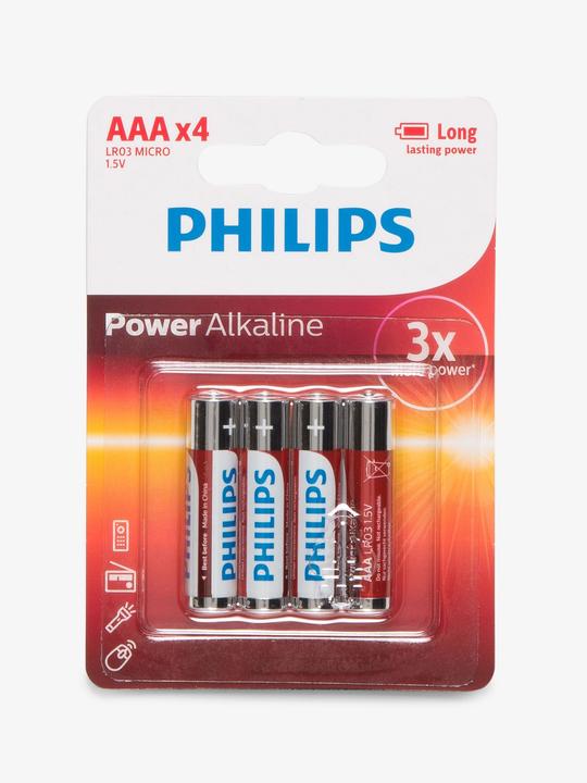 Produktbild Philips Batterie AAA Power Alkaline (4 Stk., AAA)