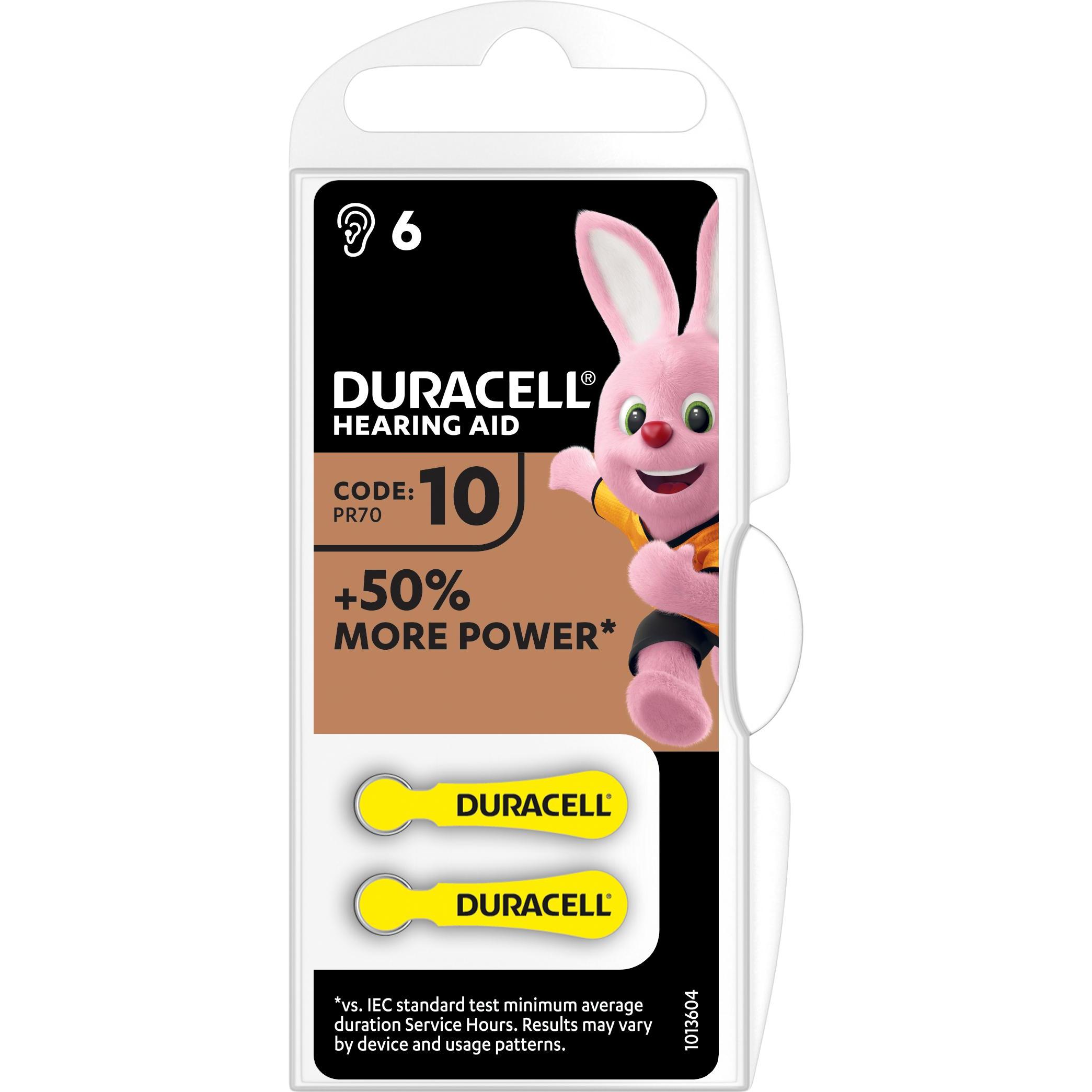 Duracell Electronics Easy Tab (6 Stk., PR70, 90 mAh), Batterien + Akkus