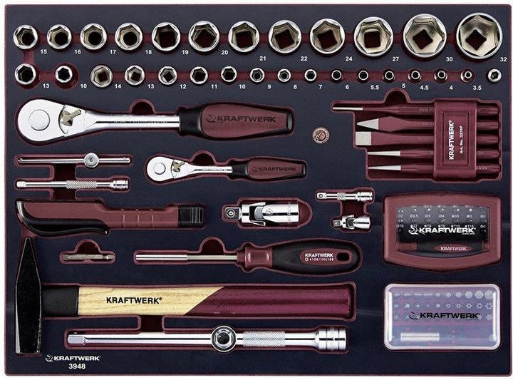 Produktbild Kraftwerk Profi-Alu-Werkzeugkoffer (263 Teile)