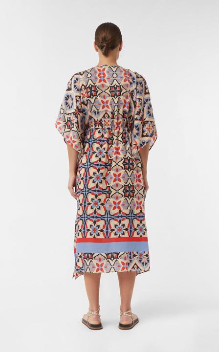 Produktbild Comma Accessories Fliessender Kaftan mit Grafik-Print und Bindeband (L)