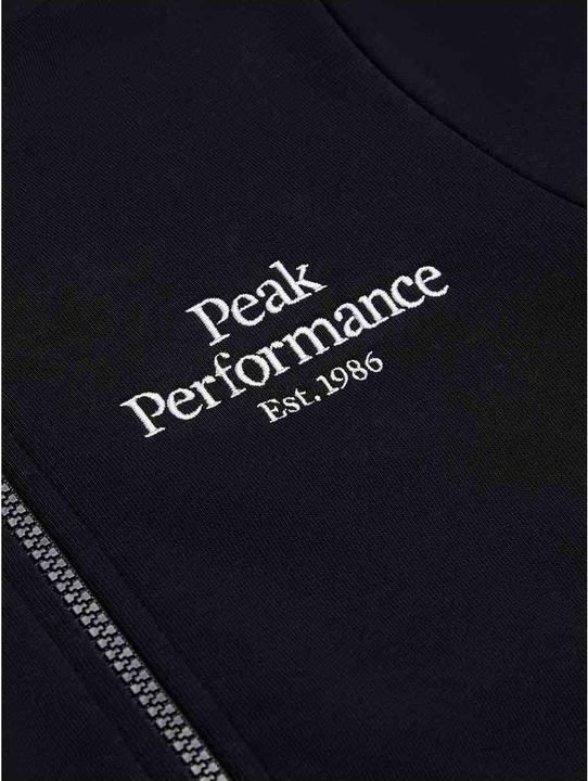 Produktbild Peak Performance Jr Original Zip Hood Schwarz (140)