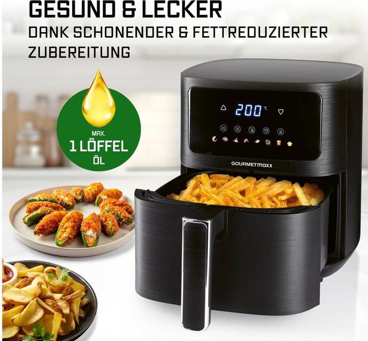 Actual product image Gourmetmaxx Heissluft-Fritteuse AirGenius S 4.5 l, Detailfarbe