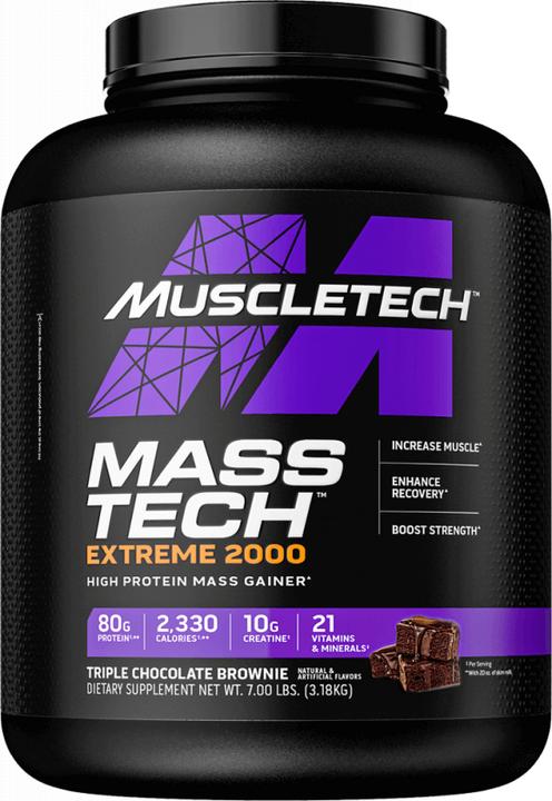 Actual product image Muscle Tech Mass Tech Extreme 2000 (Triple Chocolate Brownie, 1 pcs., 3000 g)