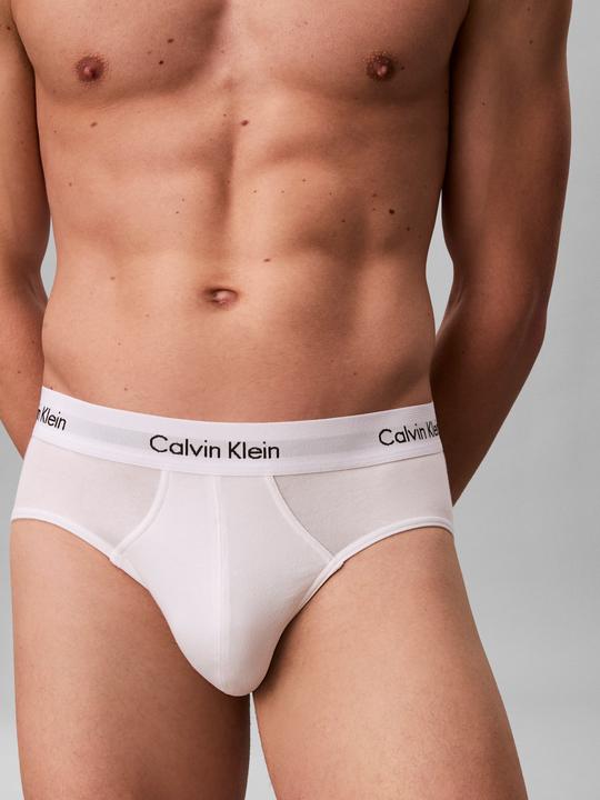 Produktbild Calvin Klein Slip "Cotton Stretch" Weiss (S, 3er Pack)
