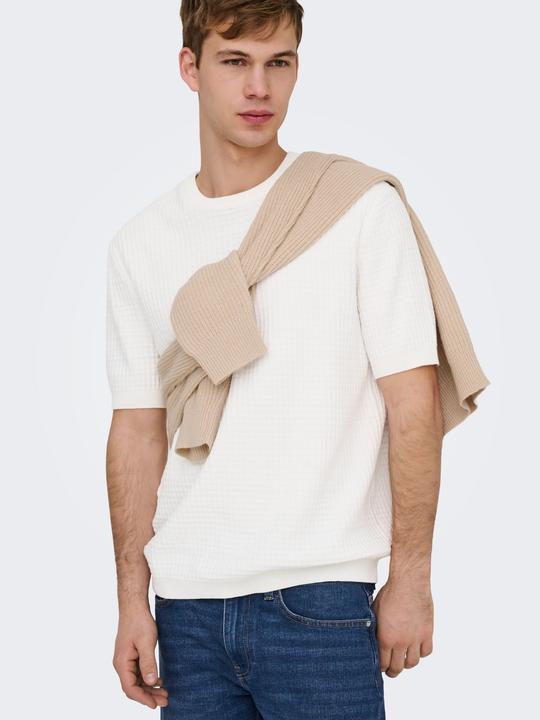 Produktbild Only & Sons ONSSIKA Pullover Gestricktes T-Shirt (S)