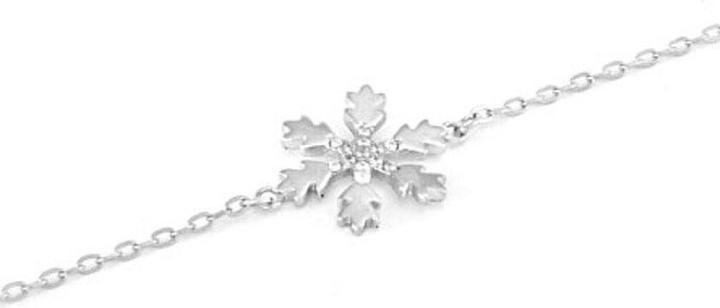 Immagine prodotto Beneto Bracciale elegante in argento Snowflake AGB638 / 21 (L) (Argento)