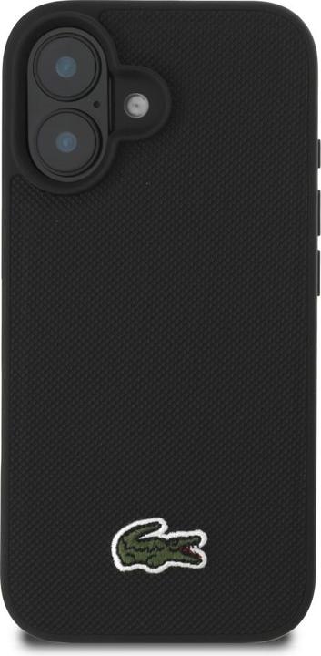 Immagine prodotto Lacoste Case Iconic Petit Pique Crossbody Cord MagSafe for iPhone 16 Plus black (Apple iPhone 16 Plus)
