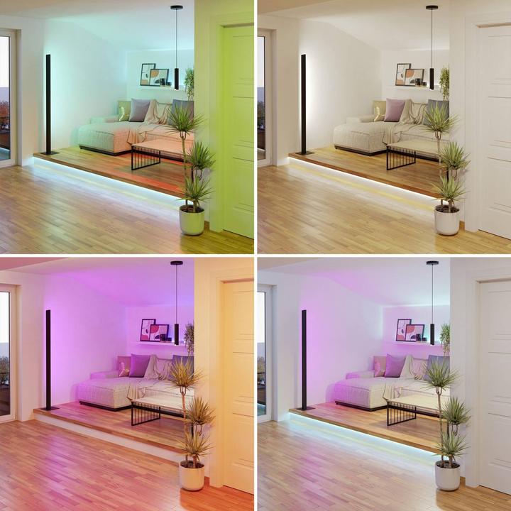 Immagine prodotto EGLO Balamorta-Z Luce a sospensione - Nero Ø5.5 - RGB + TW - Zigbee, Bluetooth (500 lm)