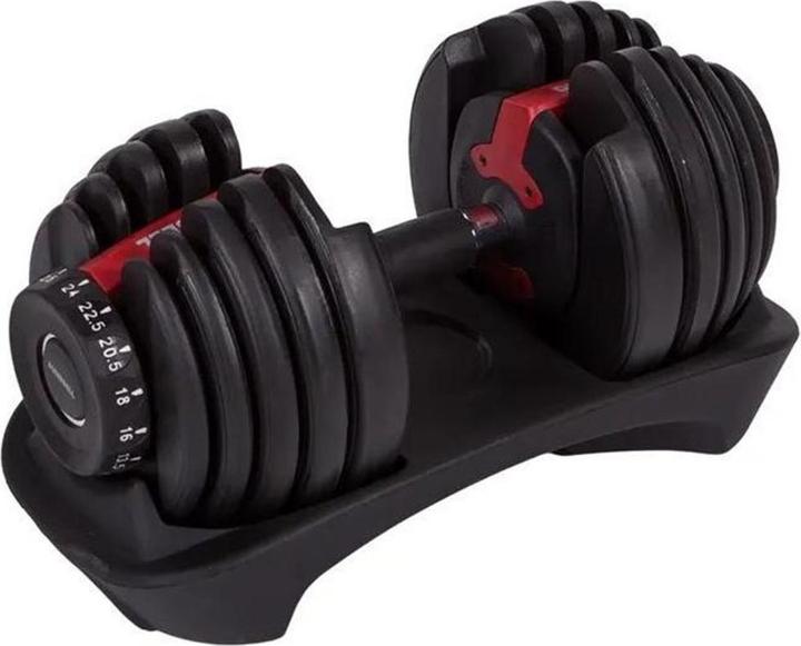 Fitcom Haltère court réglable (1 x 2,5 kg - 24 kg)