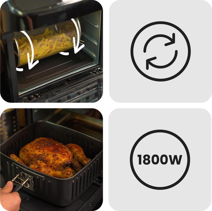 Produktbild Huslog 1800W multifunctional deep fryer