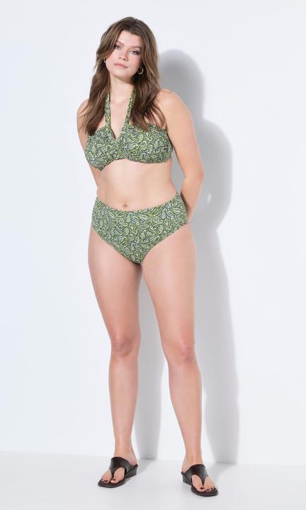 Image du produit Studio Untold Bas de bikini, motif cachemire, taille haute, gainant (48)