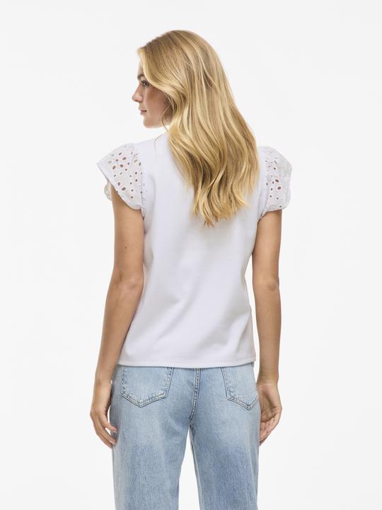 Image du produit Vila Rundhals Oberteil mit kurzen Ärmeln (S)