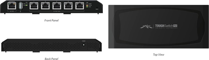 Produktbild Ubiquiti Toughswitch, TS-5-POE, 24V Passiv PoE (5 Ports)